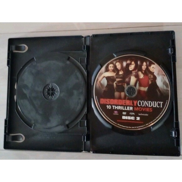 Disorderly Conduct (DVD) 10 Thriller Movies With Case Very Good Condition - Picture 3 of 4